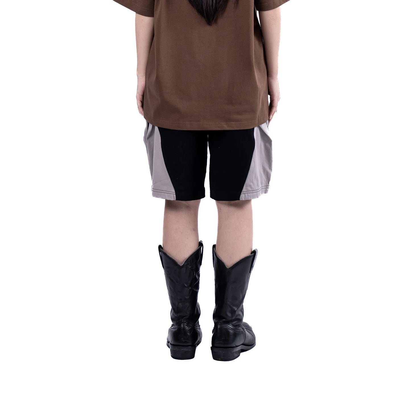 DOUBLE PLEAT SHORTS (BLACK)