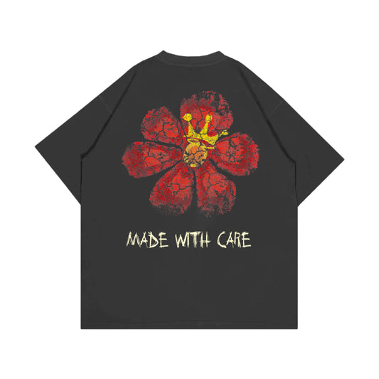 Distressed Flower Tee