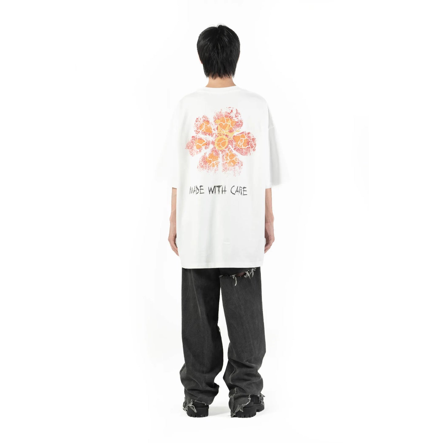 Distressed Flower Tee
