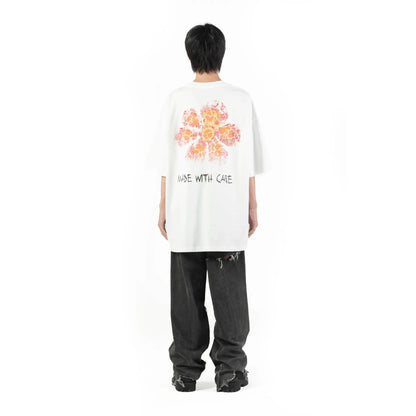 Distressed Flower Tee