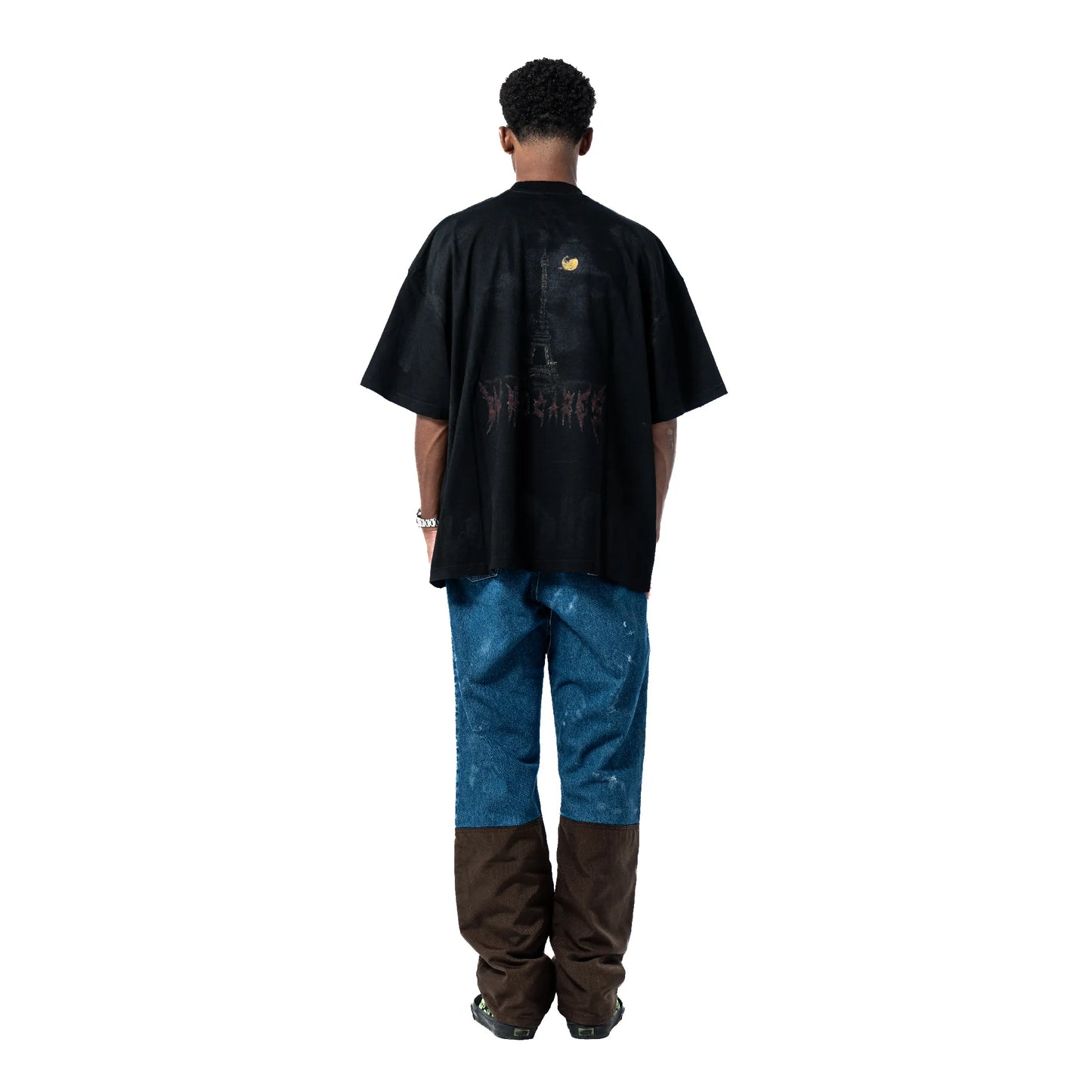 Distressed Eiffel Tower Tee