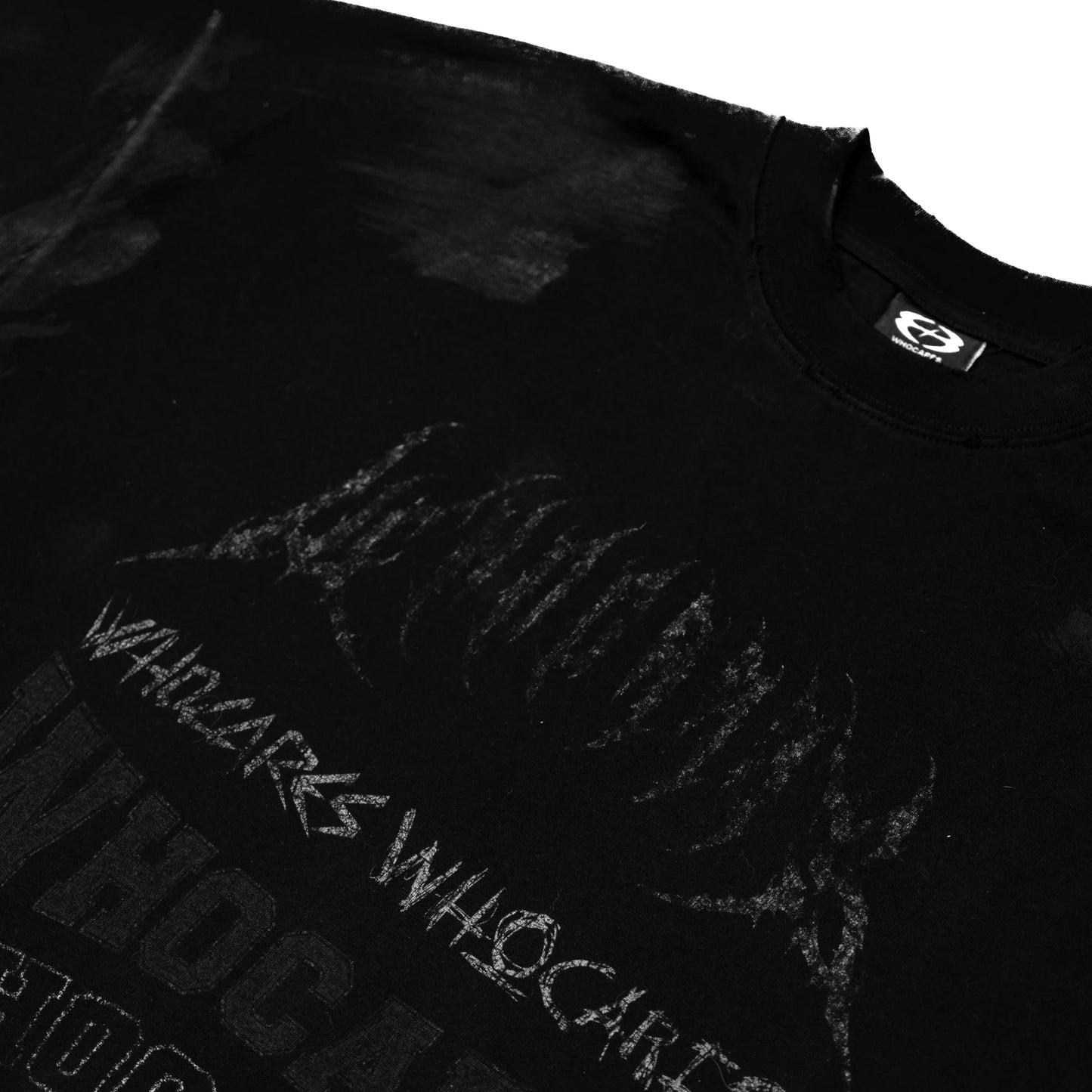 Distressed Multi Logo Tee