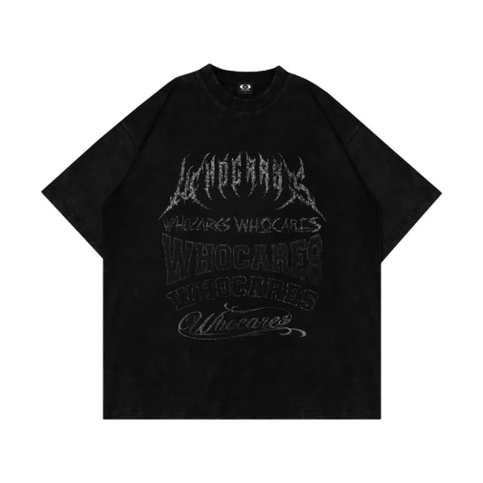 Distressed Multi Logo Tee