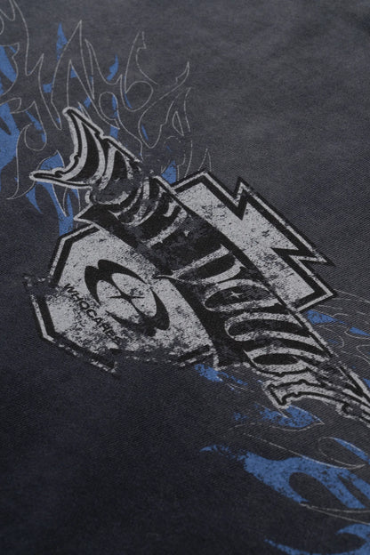 Washed Winged Emblem Hoodie