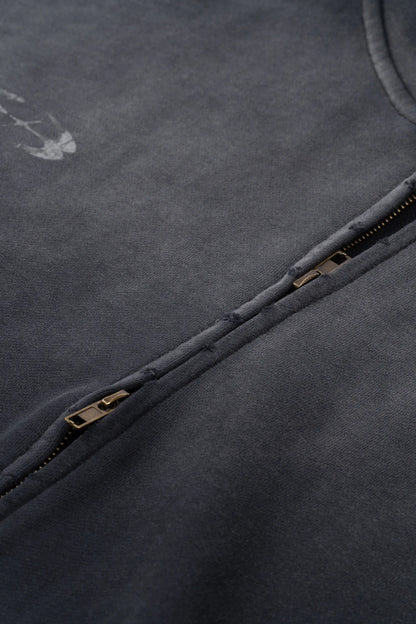 Washed Winged Emblem Hoodie