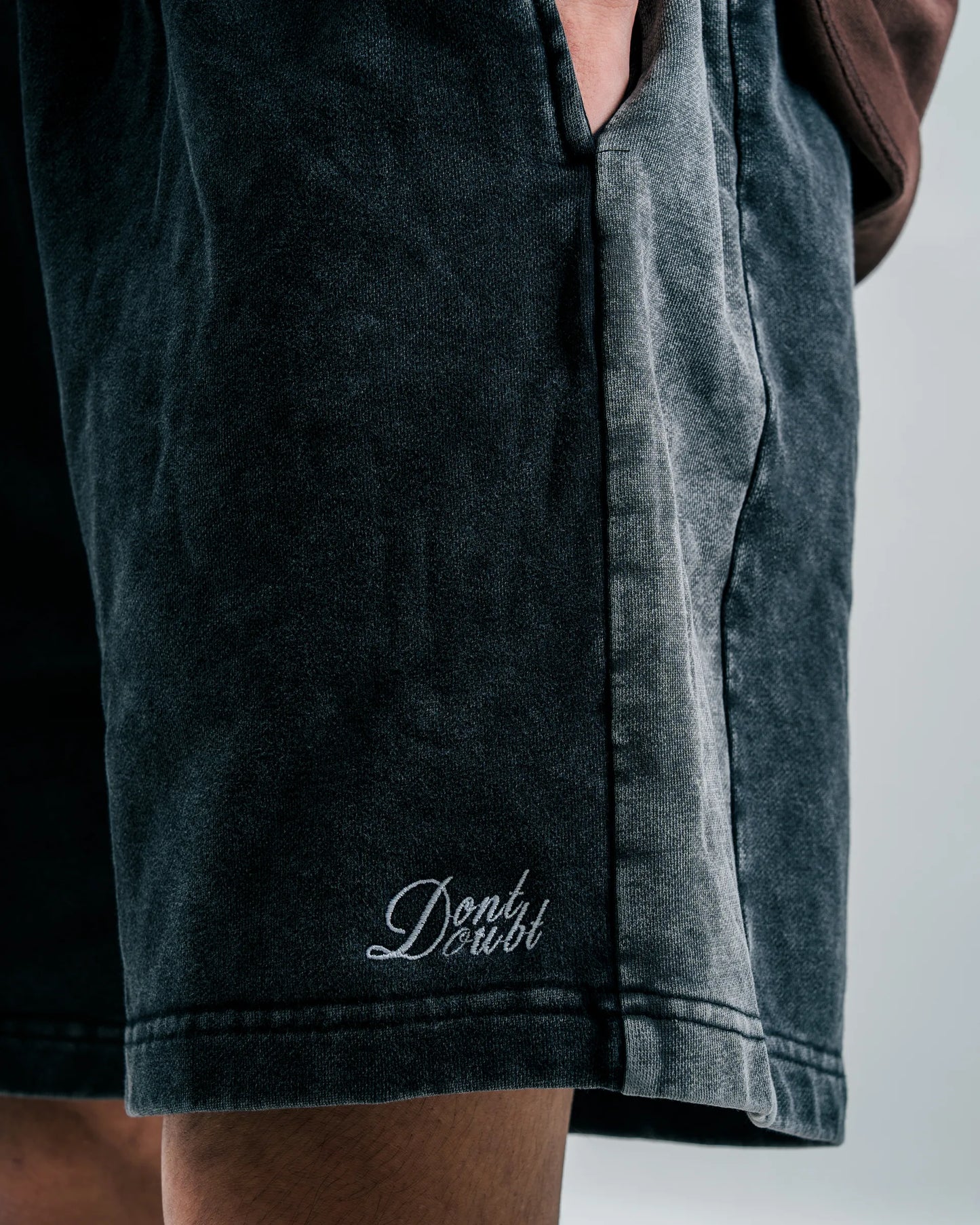 ID Patch Washed Shorts