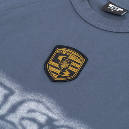 Distorted Whocares Logo Tee