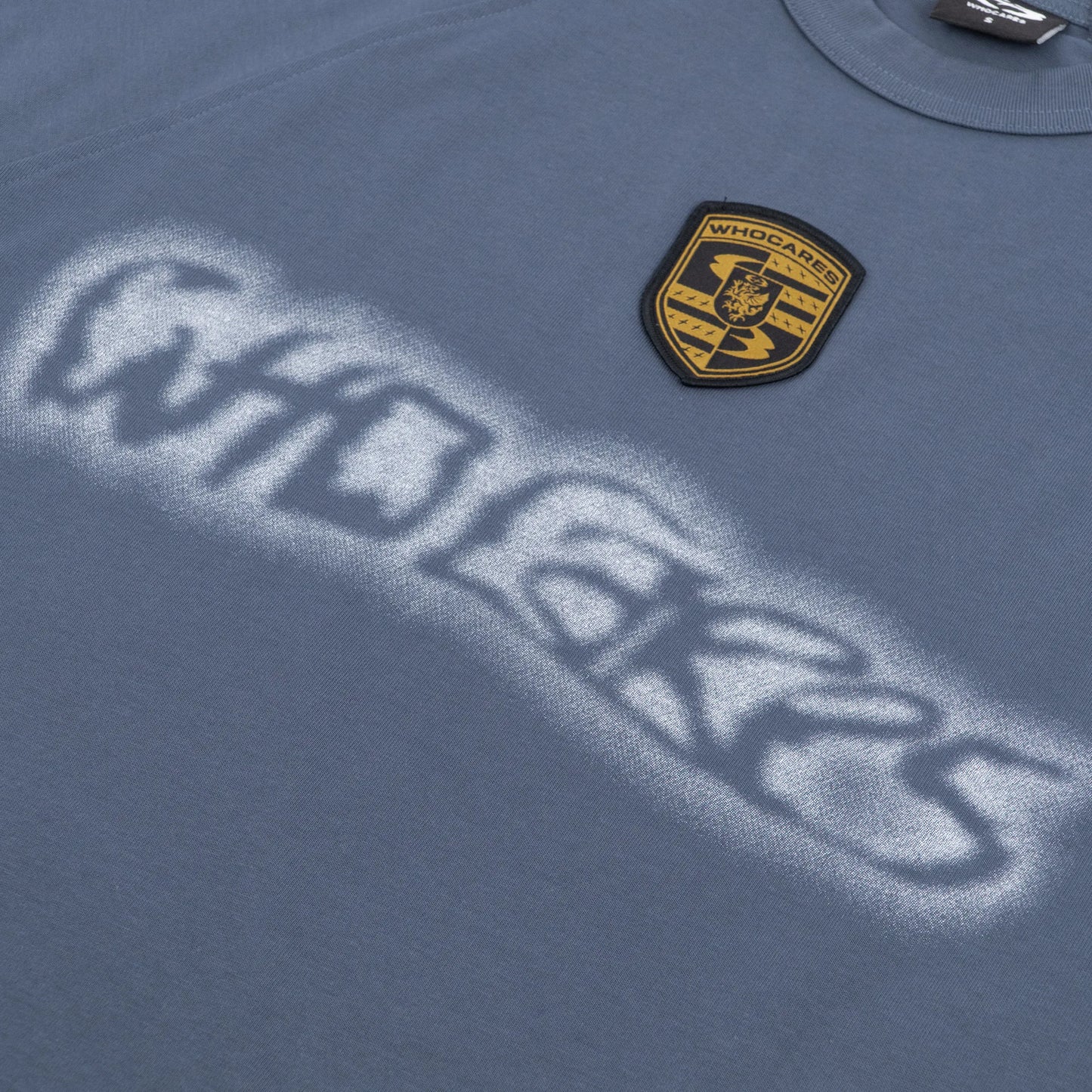 Distorted Whocares Logo Tee