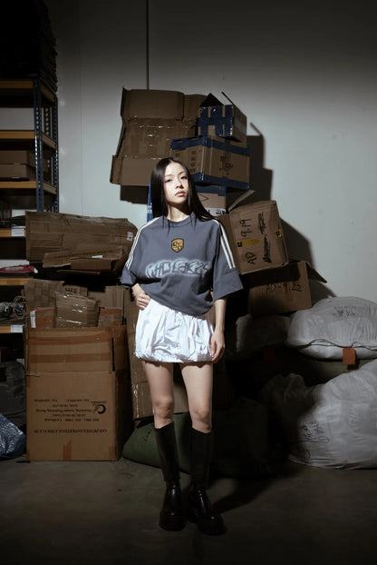 Distorted Whocares Logo Tee