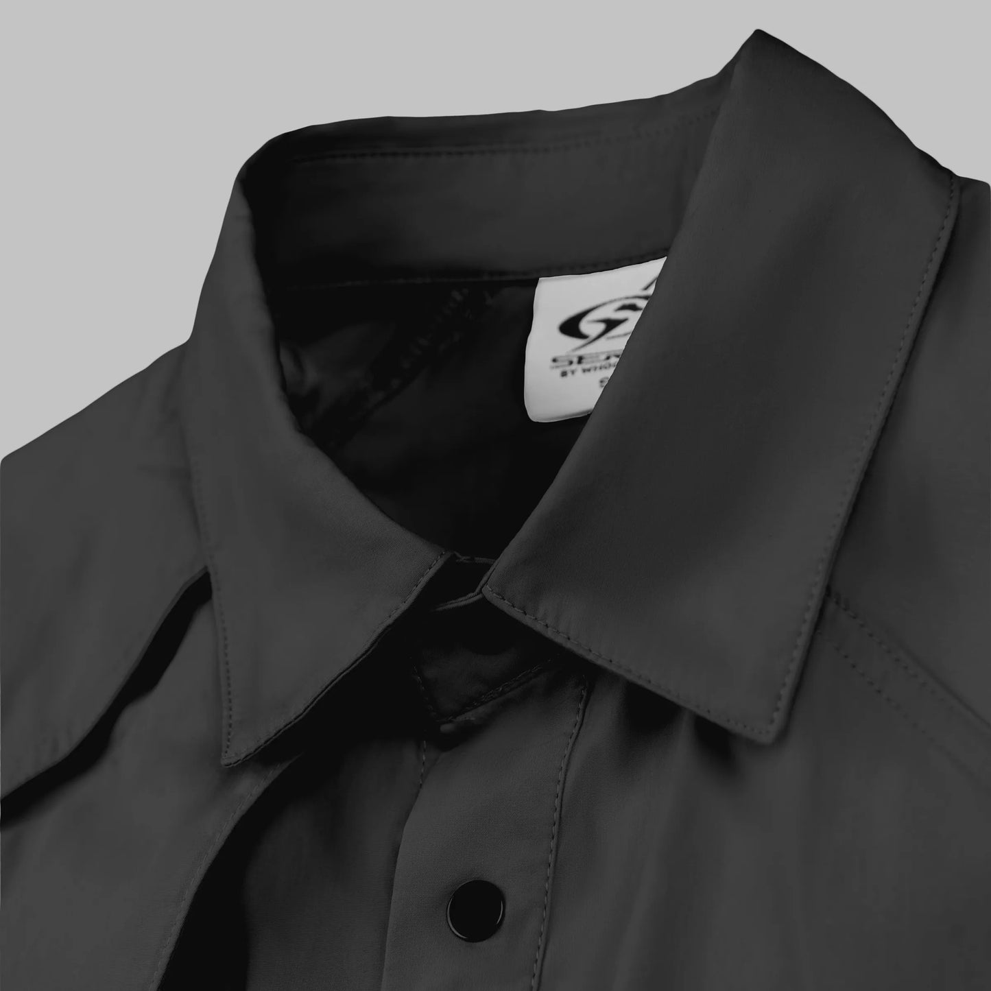 Serac Slit Shirt (Black)