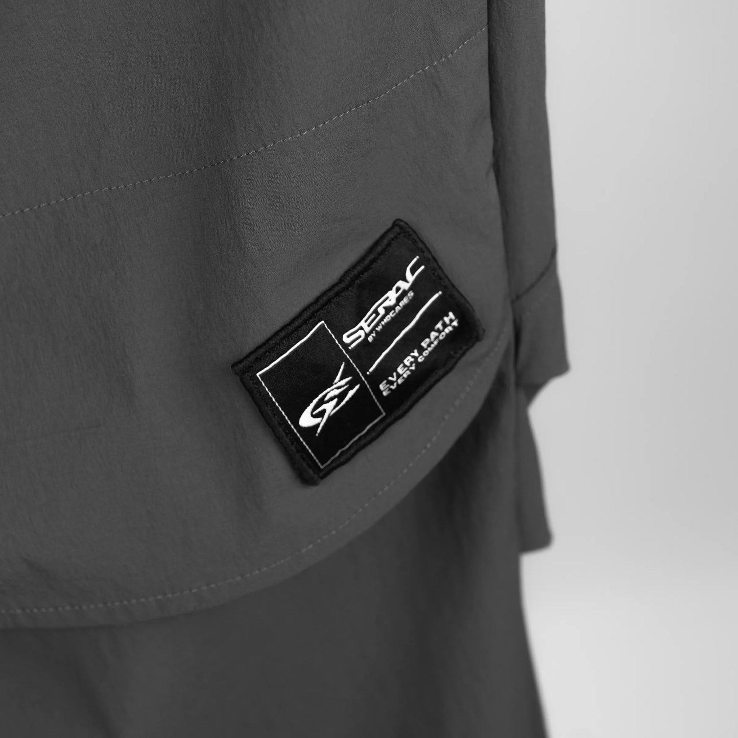 Curve Pleated Pants (Dark Grey)