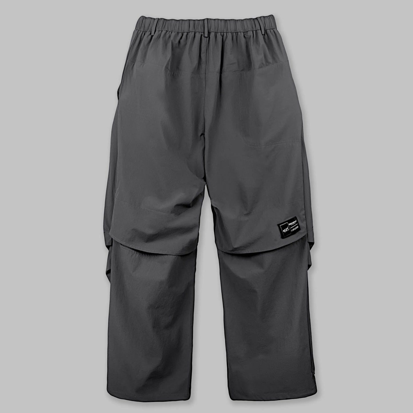 Curve Pleated Pants (Dark Grey)