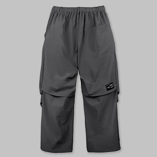 Curve Pleated Pants (Dark Grey)