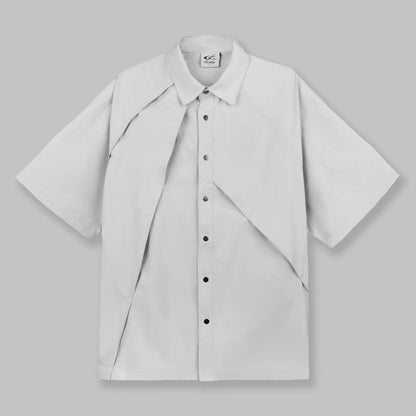 Serac Slit Shirt (Light Grey)
