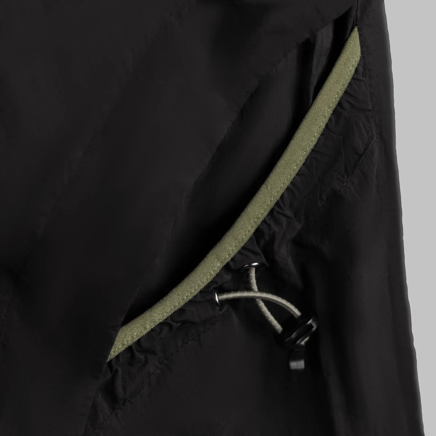Serac Layered Pocket Shorts (Black)