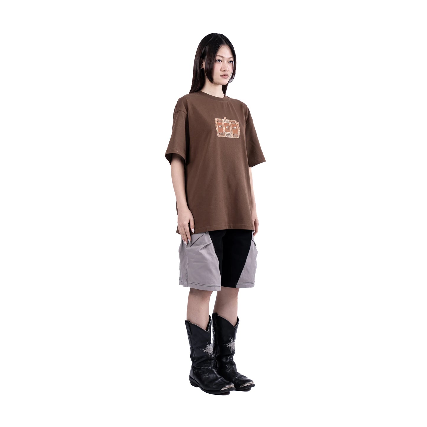 JACKPOT TEE (BROWN)