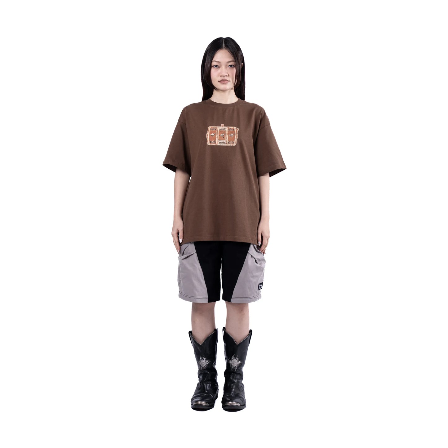 JACKPOT TEE (BROWN)