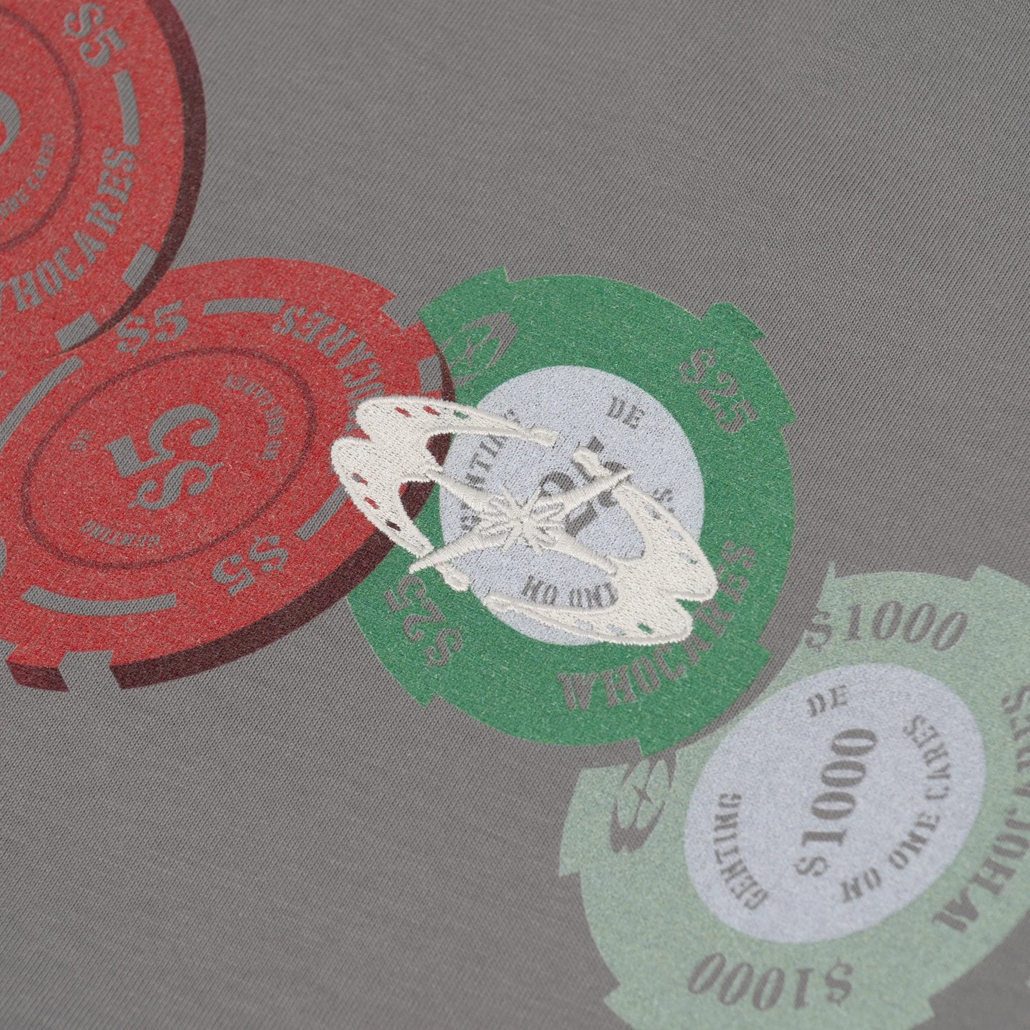 W.CHIPS TEE (DARK GREY)