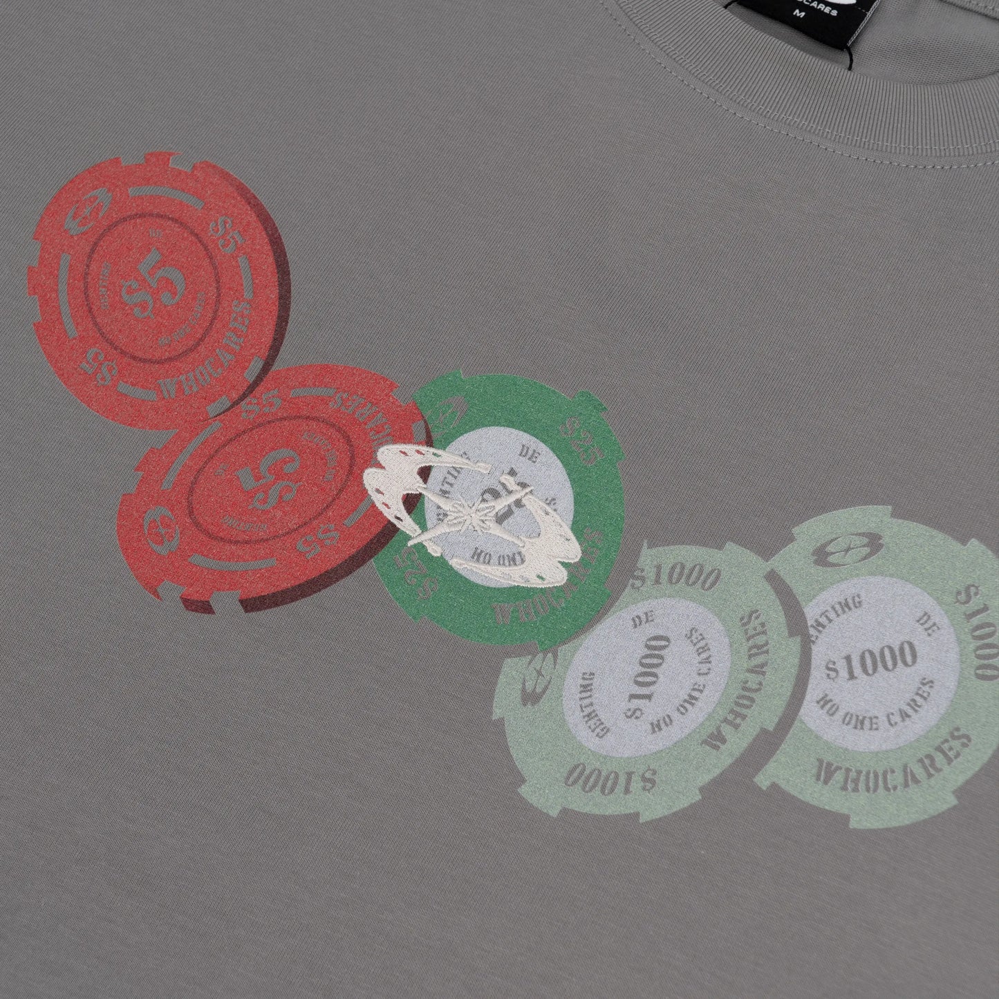 W.CHIPS TEE (DARK GREY)