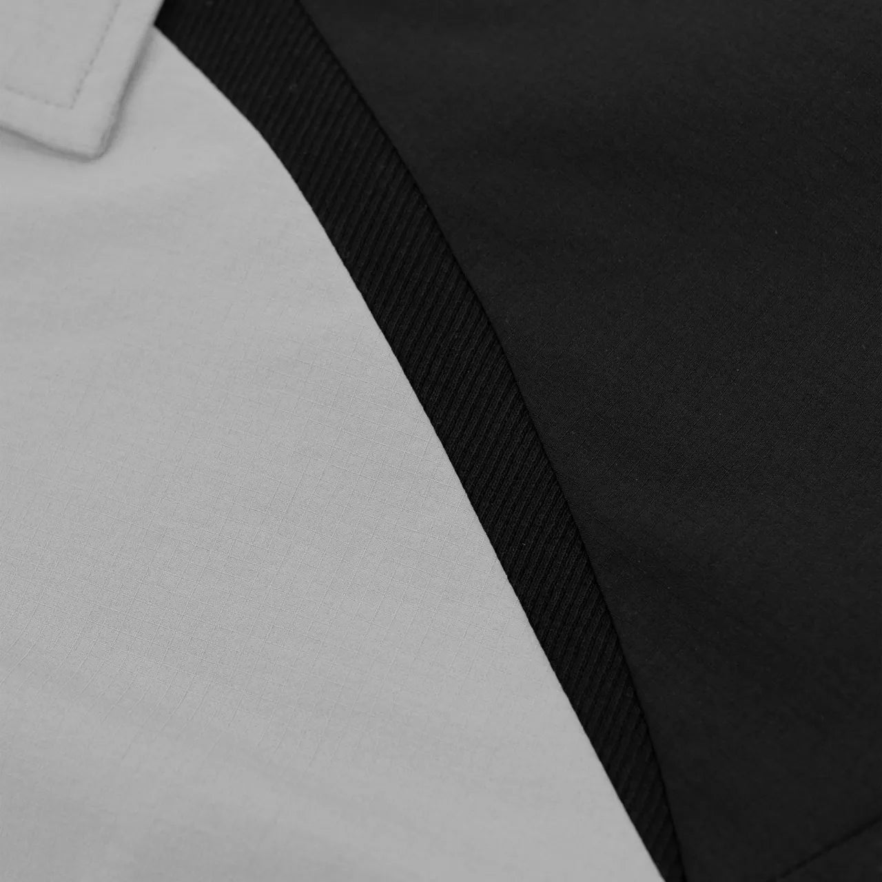 U8 BOXY SHIRT (BLACK/GREY)