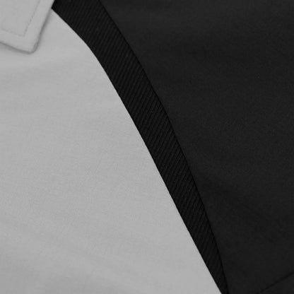 U8 BOXY SHIRT (BLACK/GREY)