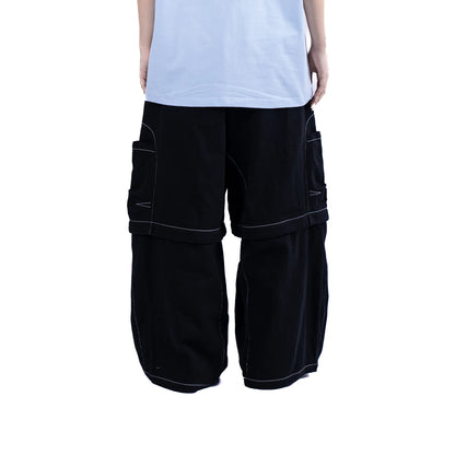 TWO WAYS U8  PANTS (BLACK)