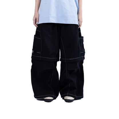 TWO WAYS U8  PANTS (BLACK)