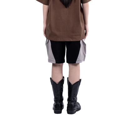 DOUBLE PLEAT SHORTS (BLACK)