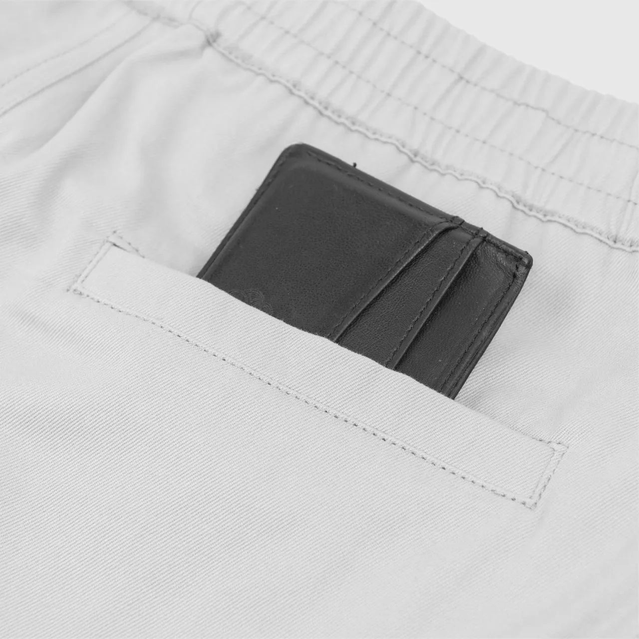 DOUBLE PLEATS SHORTS (GREY)