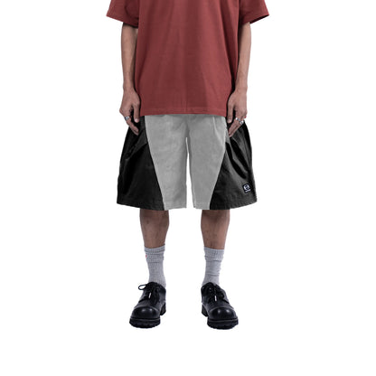 DOUBLE PLEATS SHORTS (GREY)