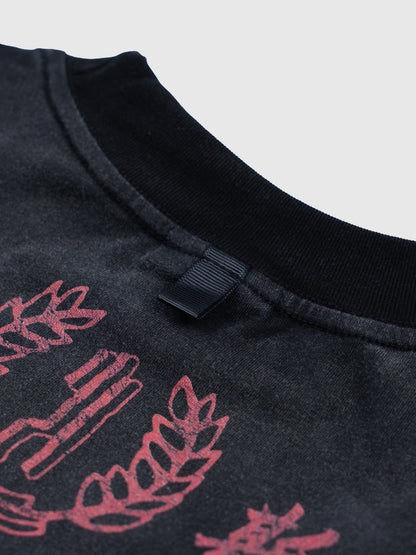 SRC GOOD MORNING TOWEL TEE (BLACK)