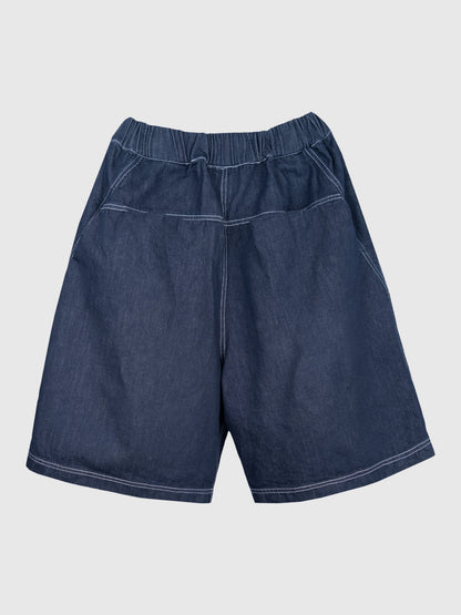 SRC UNDER KNEE SHORTS DENIM (PRE-ORDER)