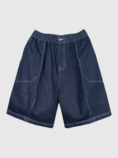 SRC UNDER KNEE SHORTS DENIM (PRE-ORDER)
