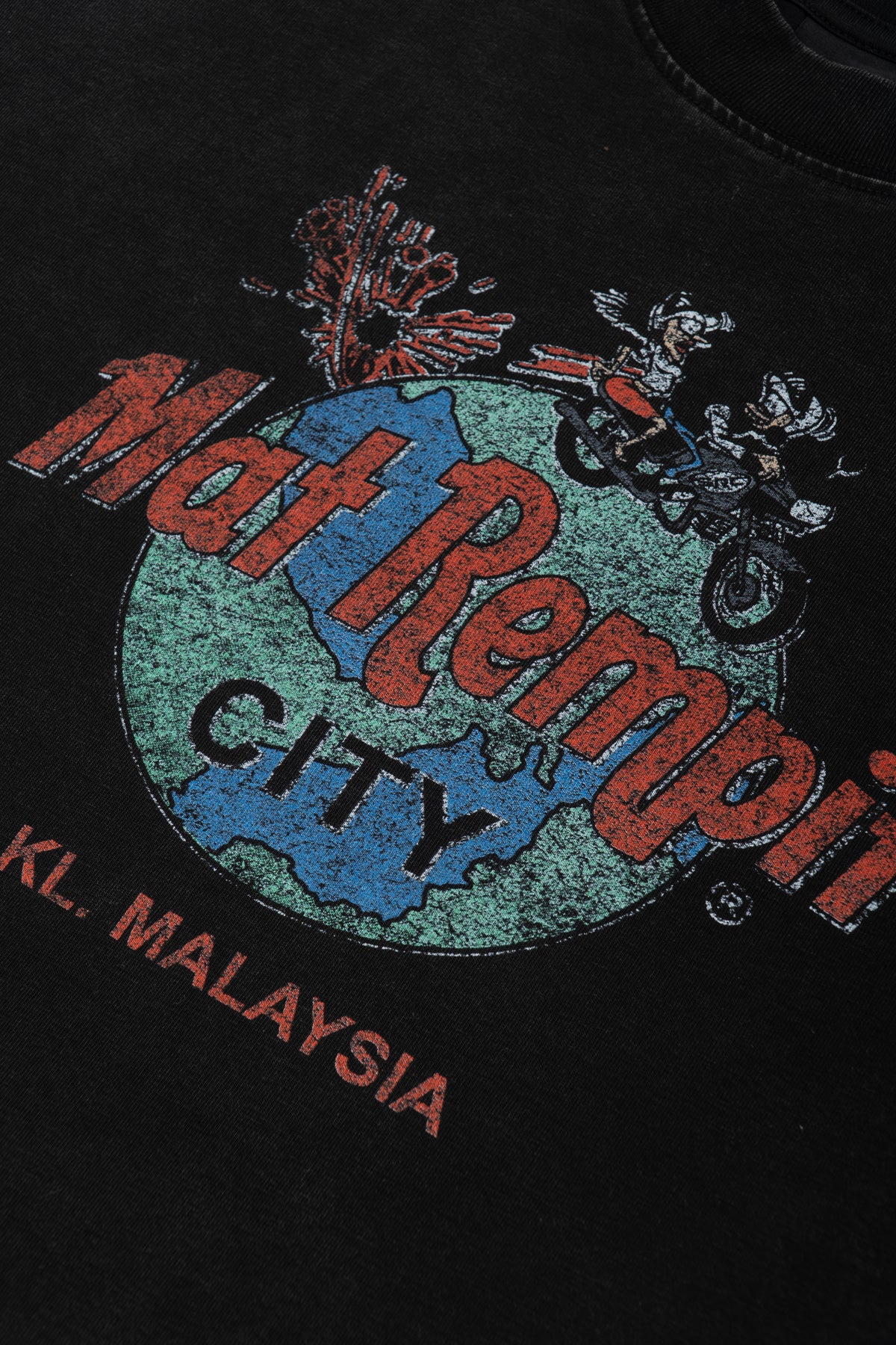 SRC MATT REMPIT T-SHIRT BLACK